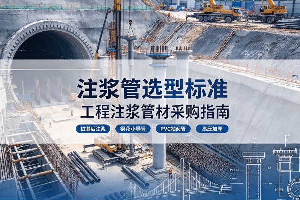 江陵注浆管选型标准